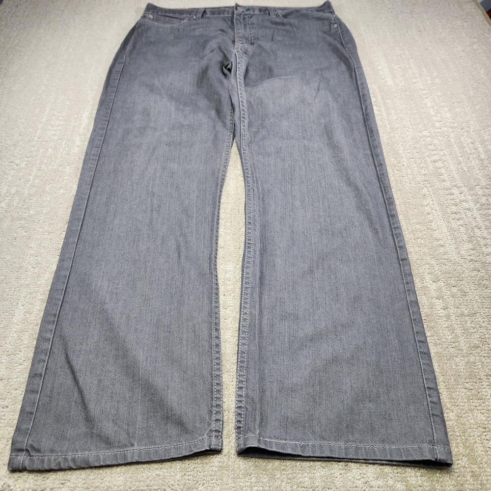 Vintage Levis 569 Men 36x34 Baggy Wide Leg Denim Loose Straight Gray Y2K